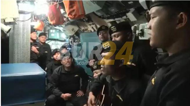 “Adiós”, cantaron los tripulantes del submarino naufragado en Indonesia