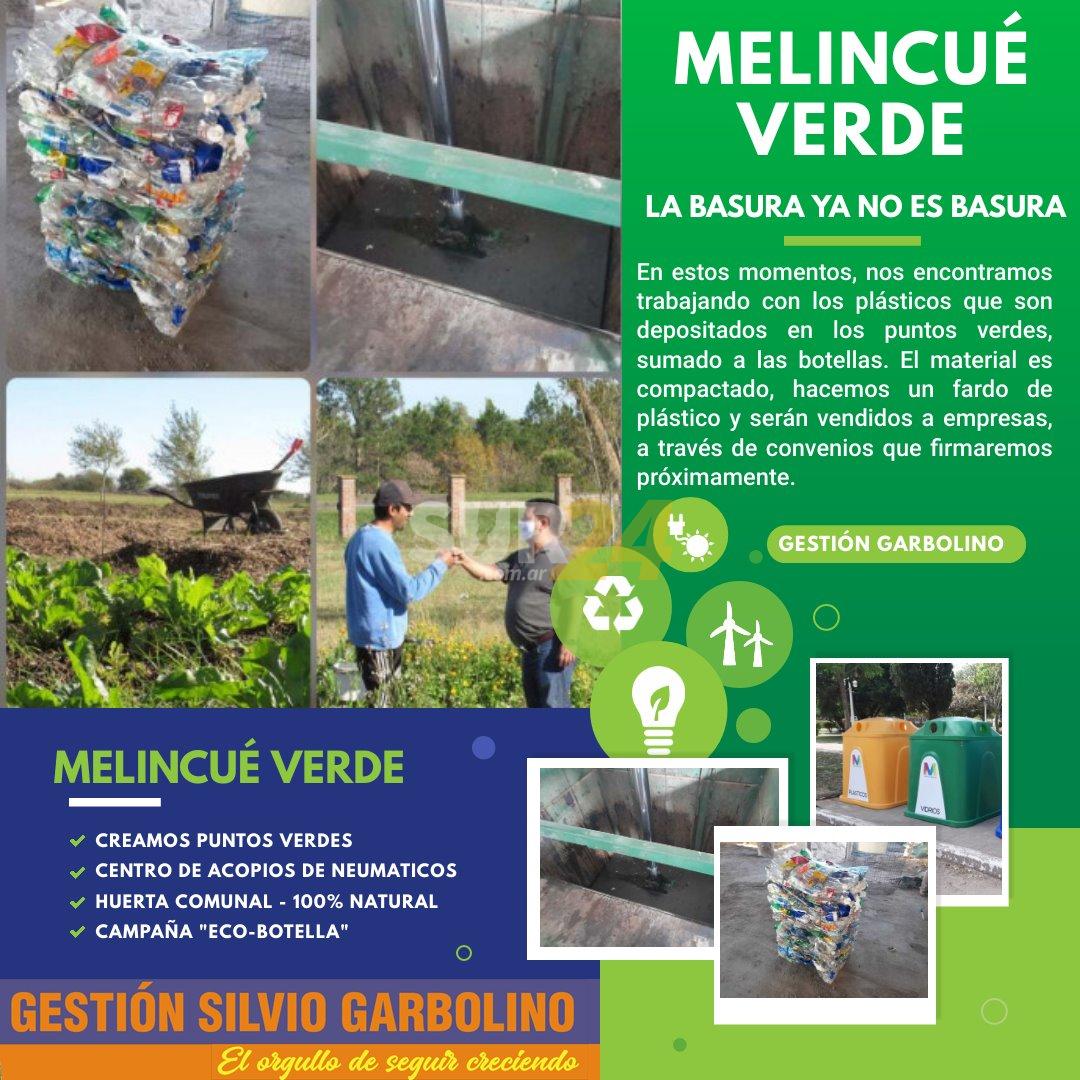 La Comuna de Melincué avanza en el reciclado de plástico