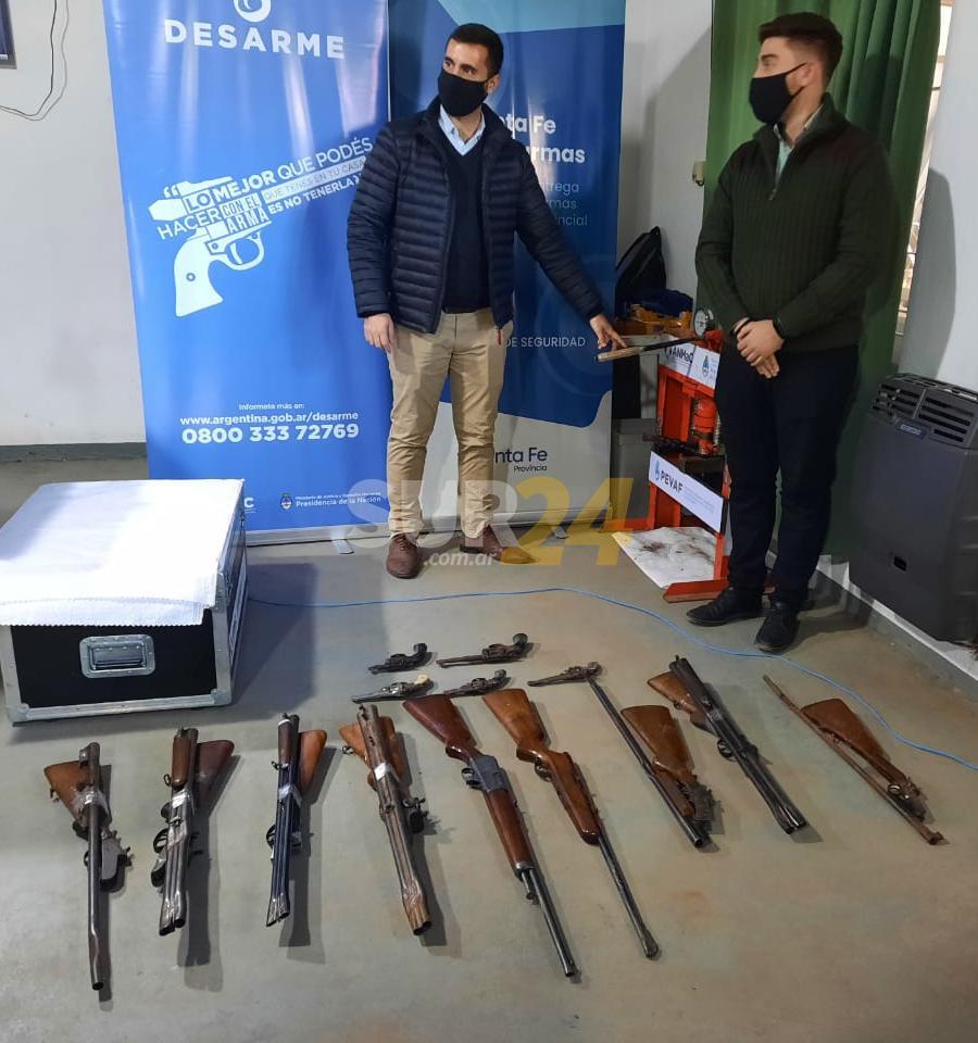 Programa de Desarme Voluntario: se entregaron las armas recibidas en Venado Tuerto