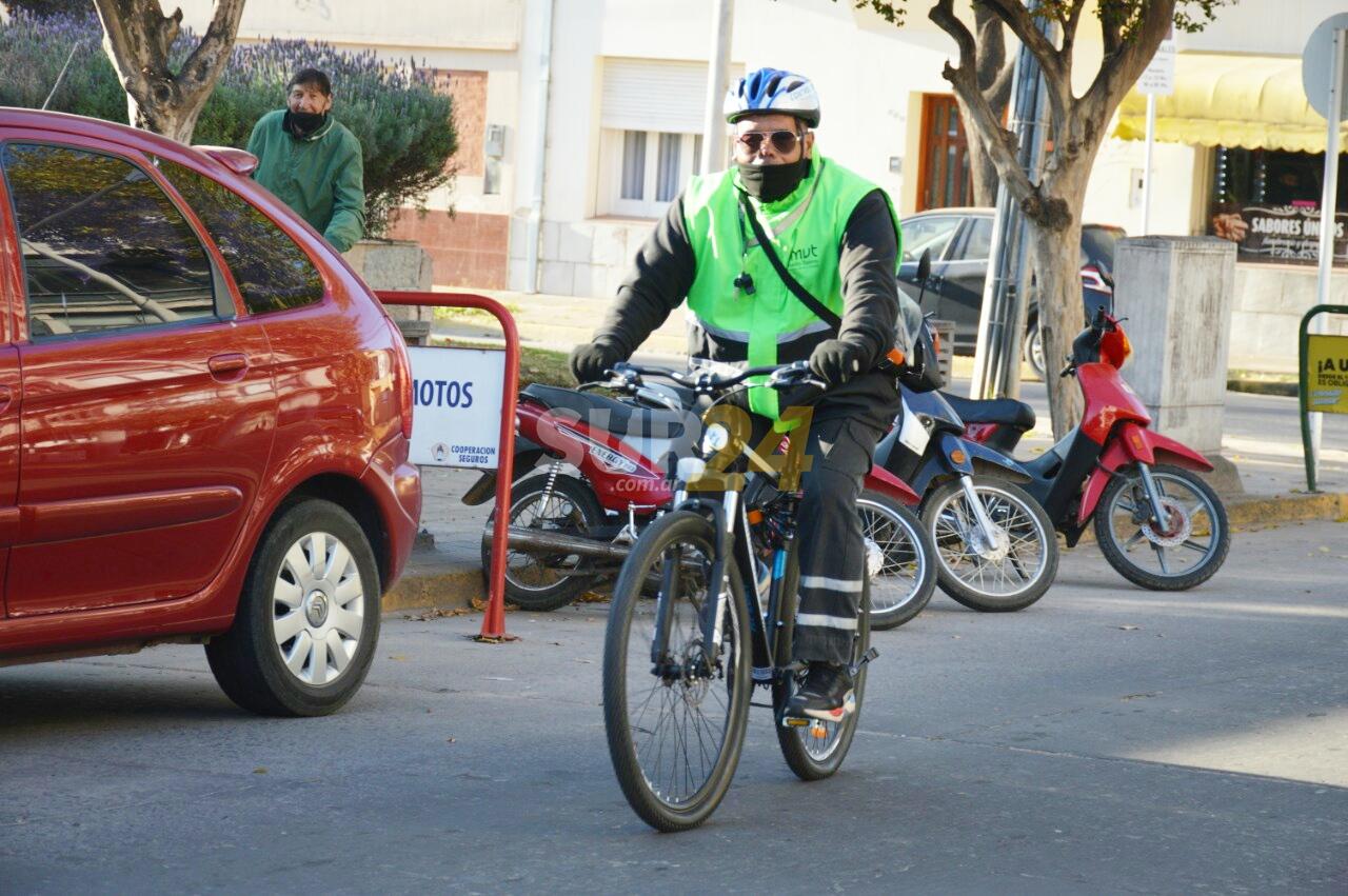 Inspectores “bikers” se sumaron al control del tránsito