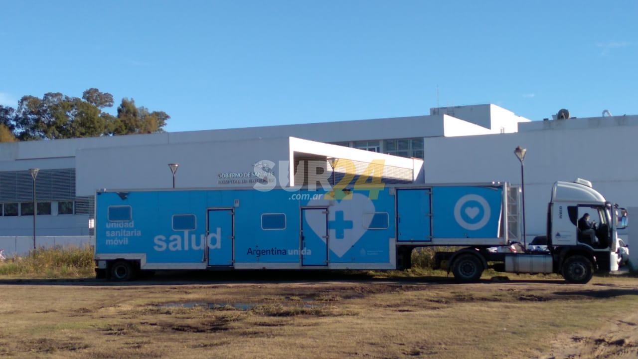 Operativo Detectar: ya está en el Hospital Gutiérrez el camión sanitario