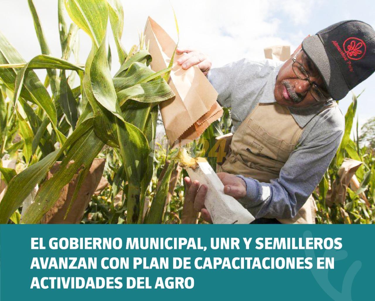 Gobierno municipal, UNR y semilleros avanzan con plan de capacitaciones en actividades del agro