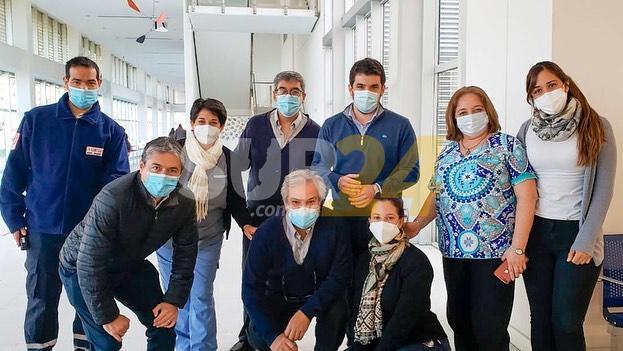 Chiarella visitó Hospital “Gutiérrez” y destacó el trabajo del personal
