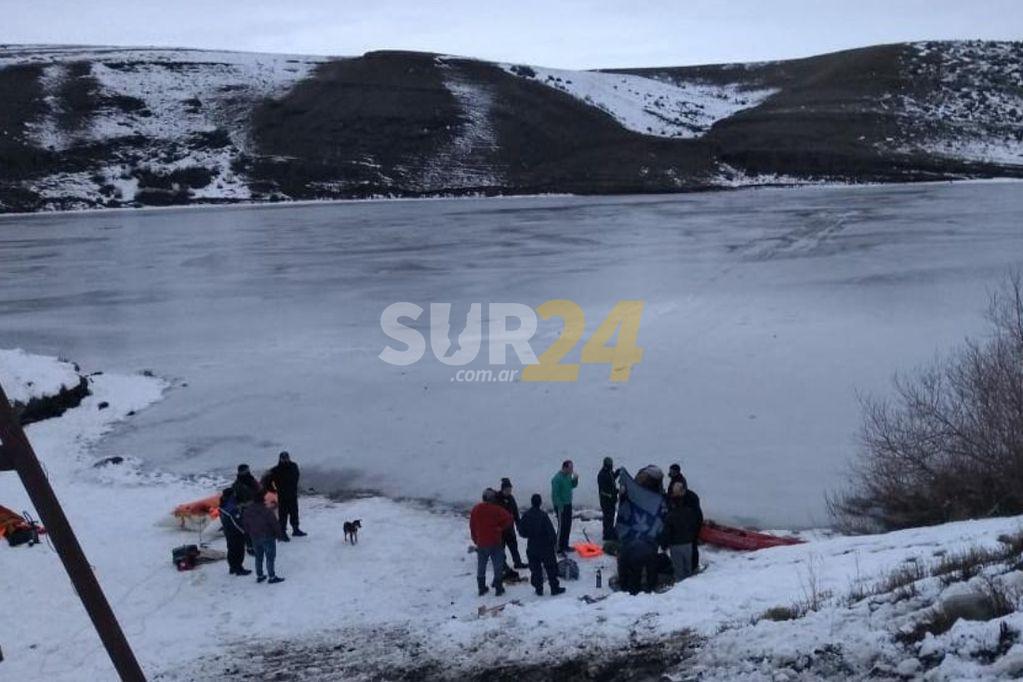 Dos niños fallecieron tras ceder el hielo de un dique congelado