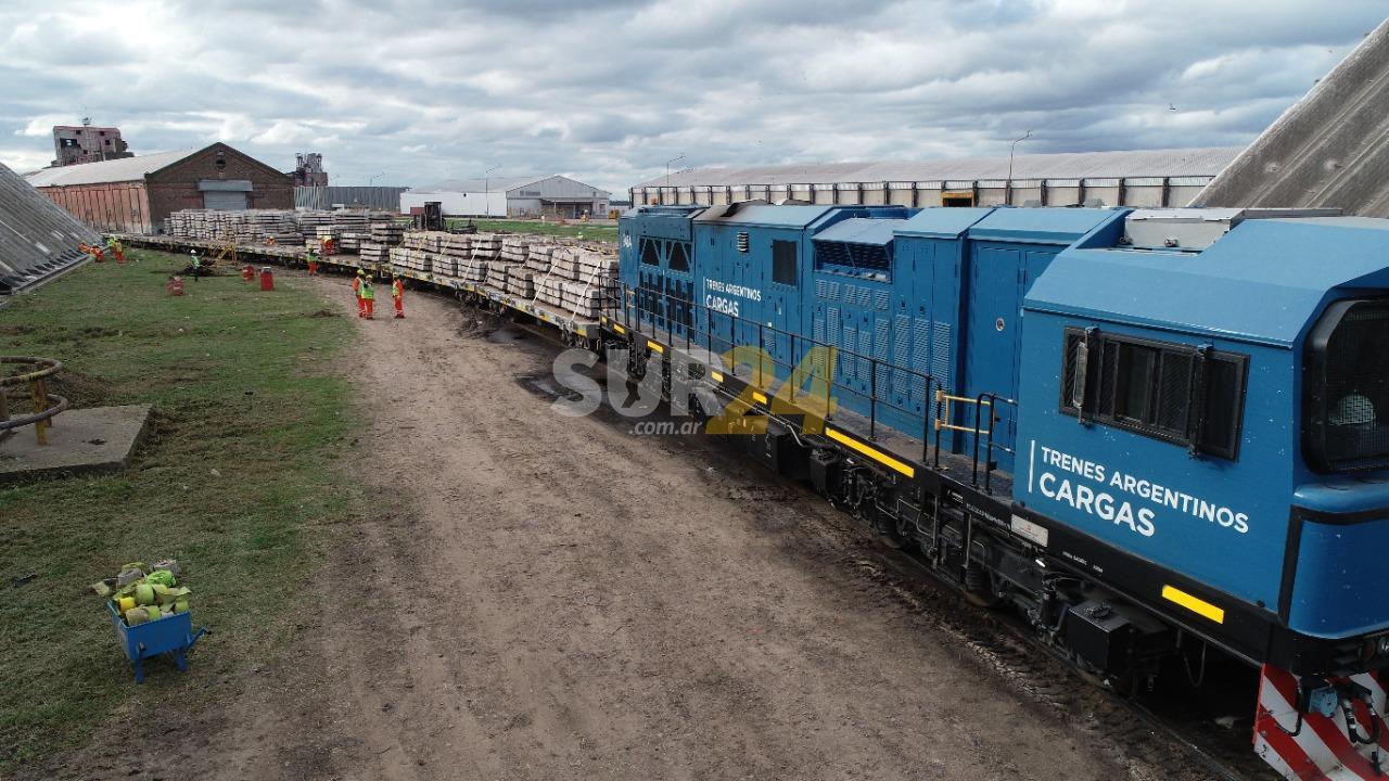 Trenes Argentinos Infraestructura movilizó 38 mil toneladas de durmientes hacia Rufino