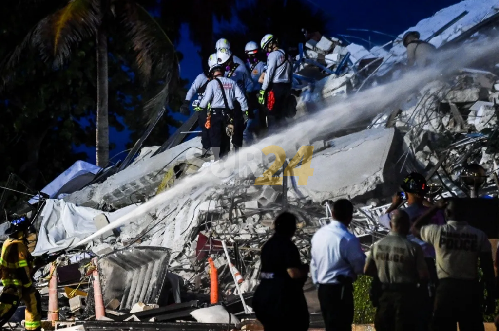 Derrumbe en Miami: ascienden a 96 las víctimas fatales