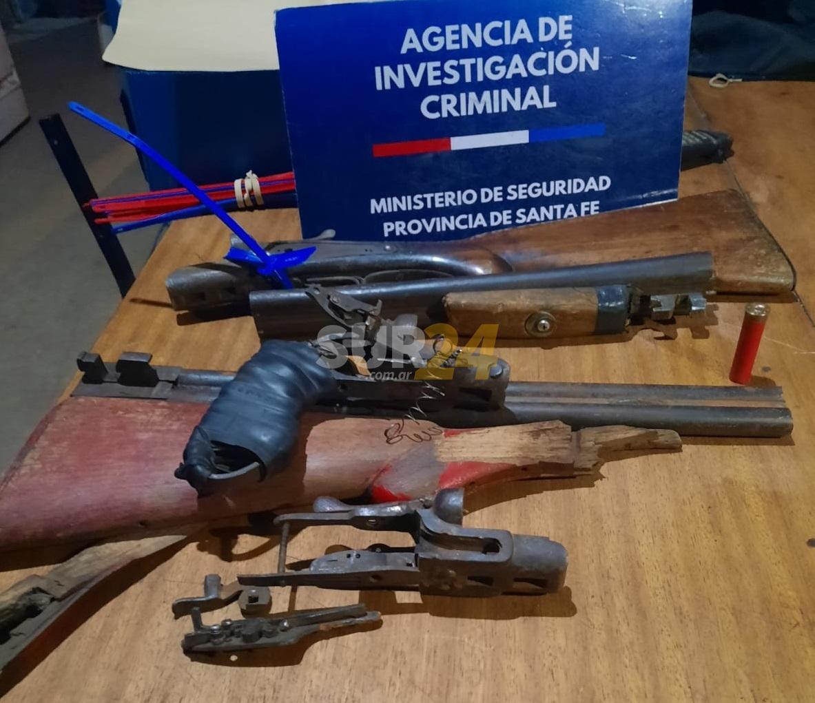 Allanamiento y secuestro de armas en barrio Iturbide