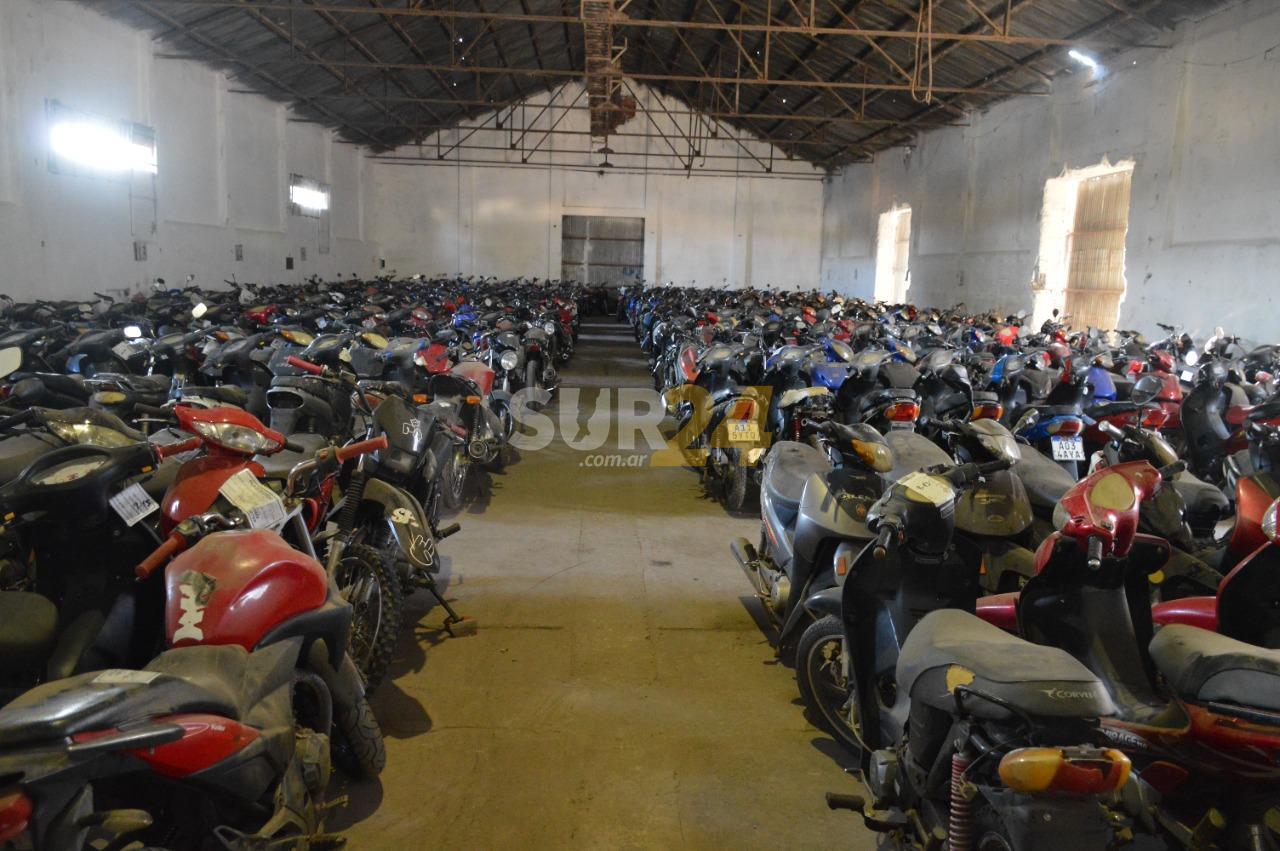 Más motos al Corralón municipal. Foto: archivo.