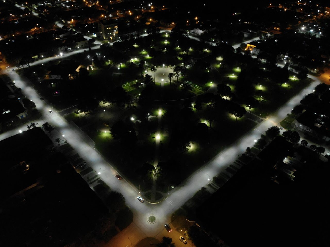 El gobierno de Teodelina ya colocó más de 450 luces LED en distintos sectores de la localidad