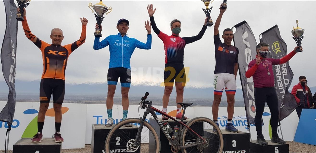 Silvio Pierucci, tercero en la Vuelta Mendoza MTB