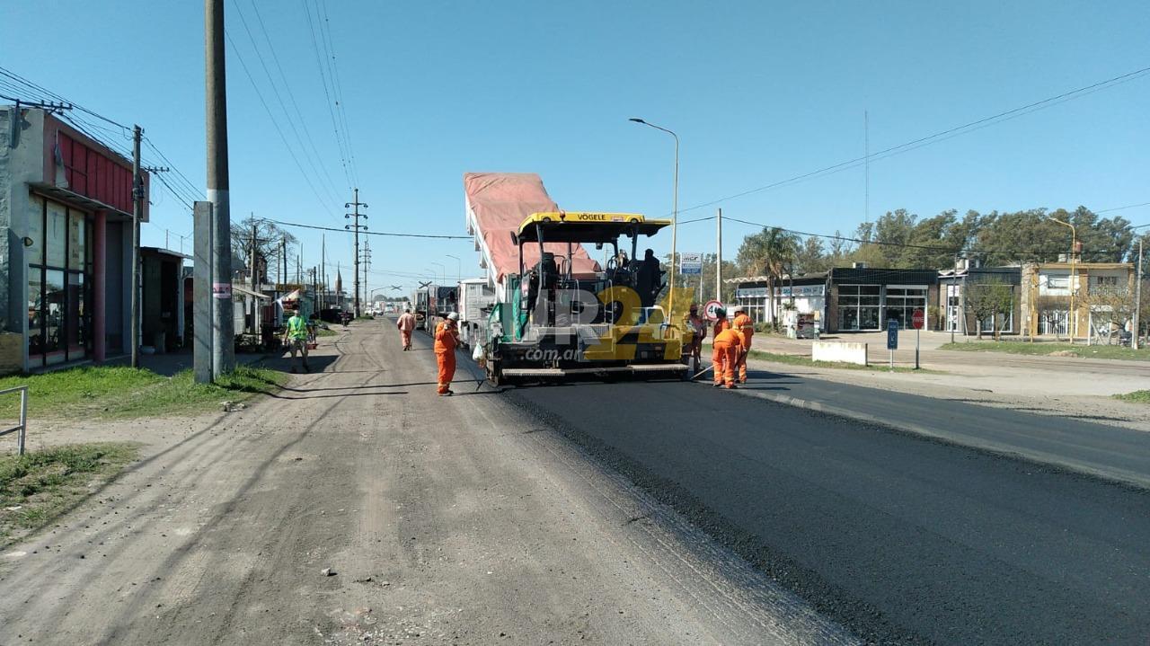 Vialidad Nacional recuperó travesía urbana de ruta 33 en Firmat