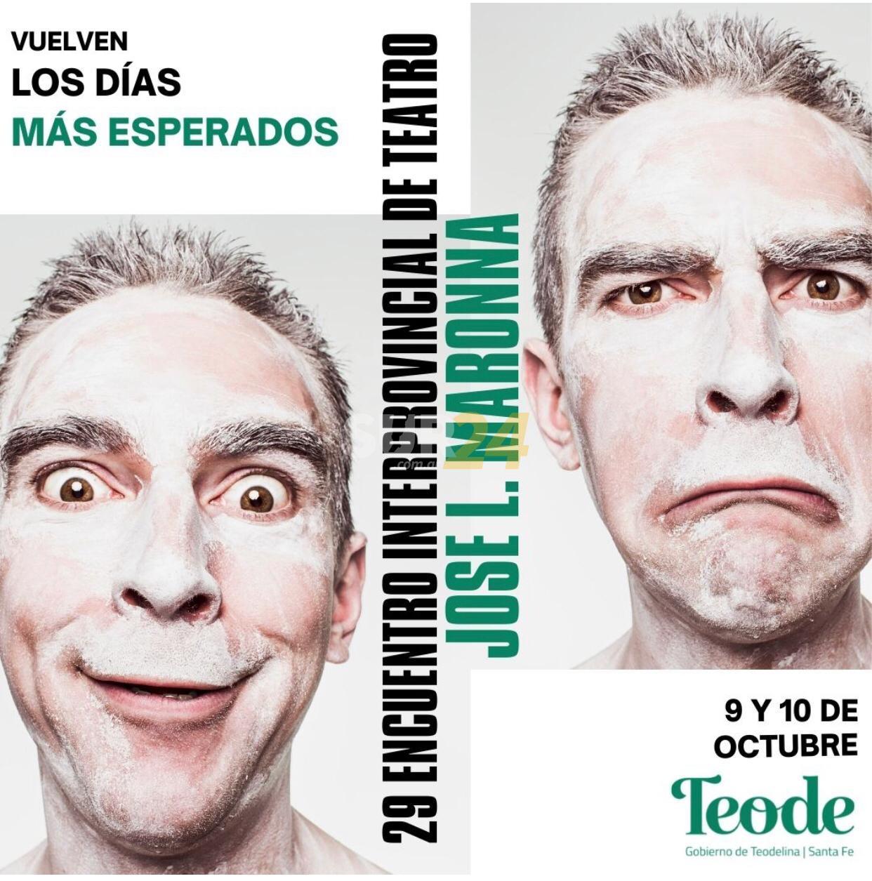 Teodelina: Encuentro Interprovincial de Teatro “José Luis Maronna”
