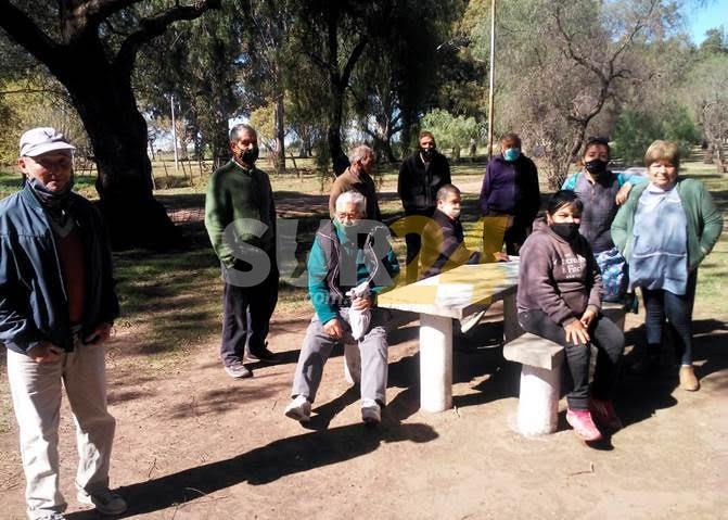 Rufino: adultos mayores del Hogar de Día recorrieron la ciudad y realizaron actividades