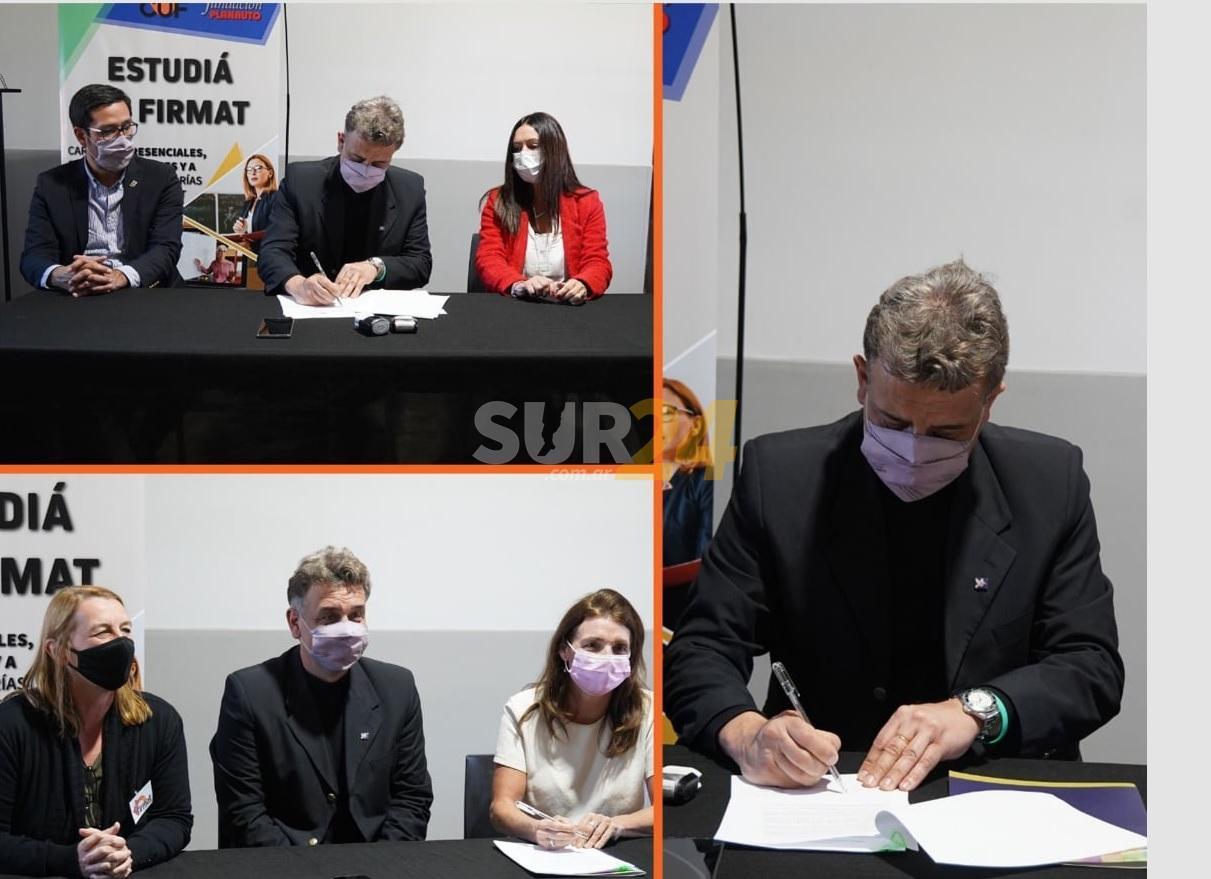 Firmat: Maximino firmó nuevos convenios con prestigiosas universidades