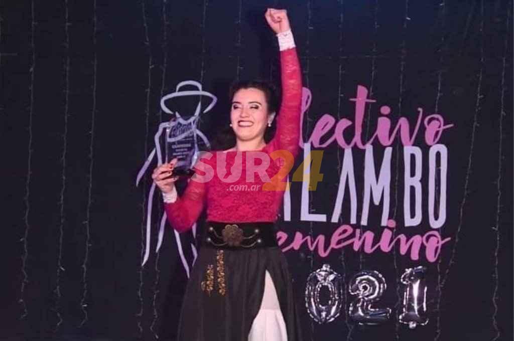 Una artista casildense se consagró campeona provincial de malambo por segunda vez
