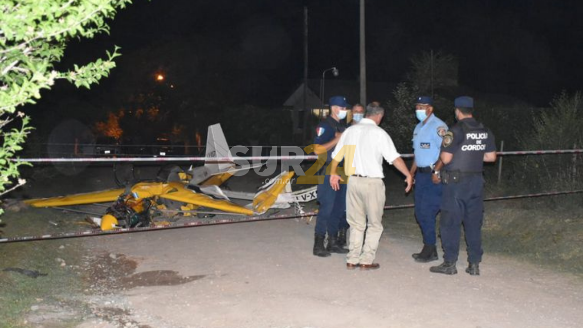 Video: se estrelló una avioneta en Villa General Belgrano