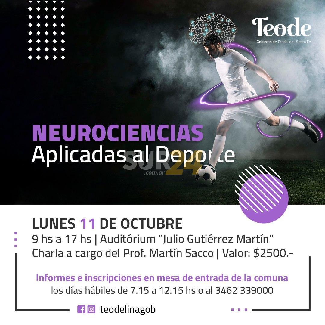 La Comuna de Teodelina invita a la charla “Neurociencias aplicadas al deporte”