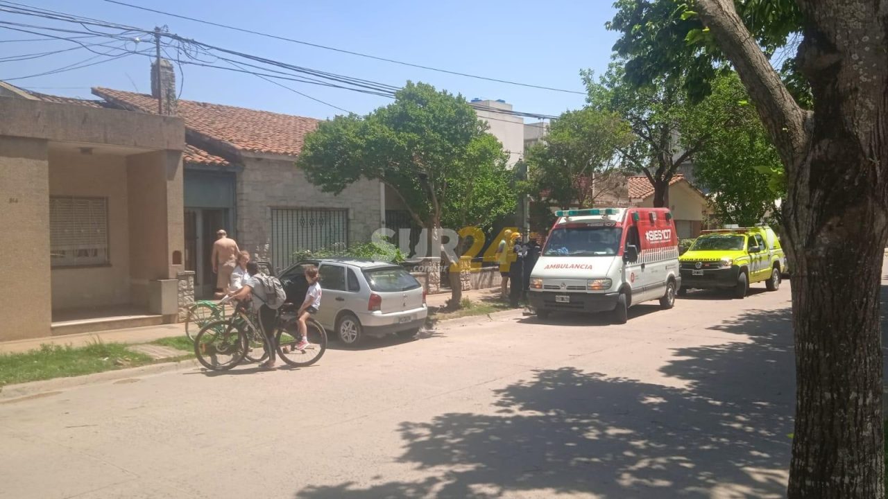 Venado Tuerto: Bomberos rescató a hombre caído en un su vivienda