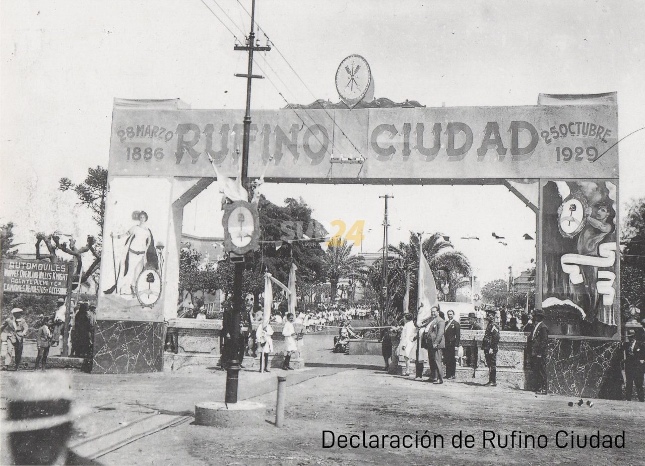 Hace 92 años: un día como hoy Rufino se convertía en ciudad
