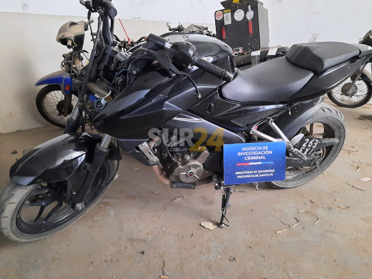 Venado Tuerto: recuperan una moto robada en agosto