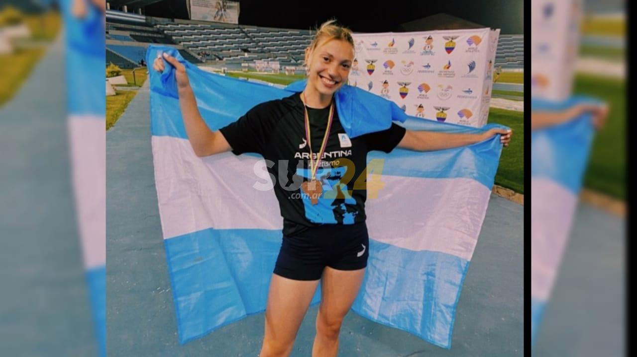 Guillermina Cossio cosechó tres medallas de bronce en el Sudamericano de Guayaquil 