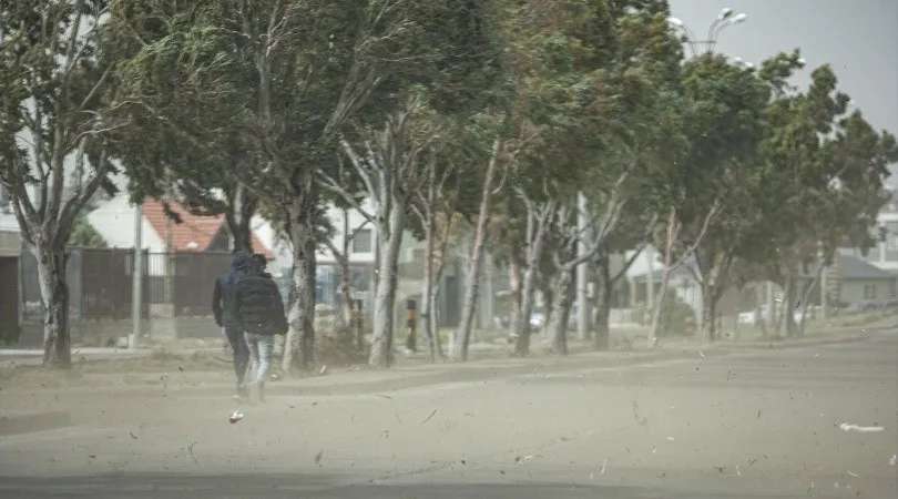 Chubut: vientos con ráfagas de hasta 90 km provocaron destrozos