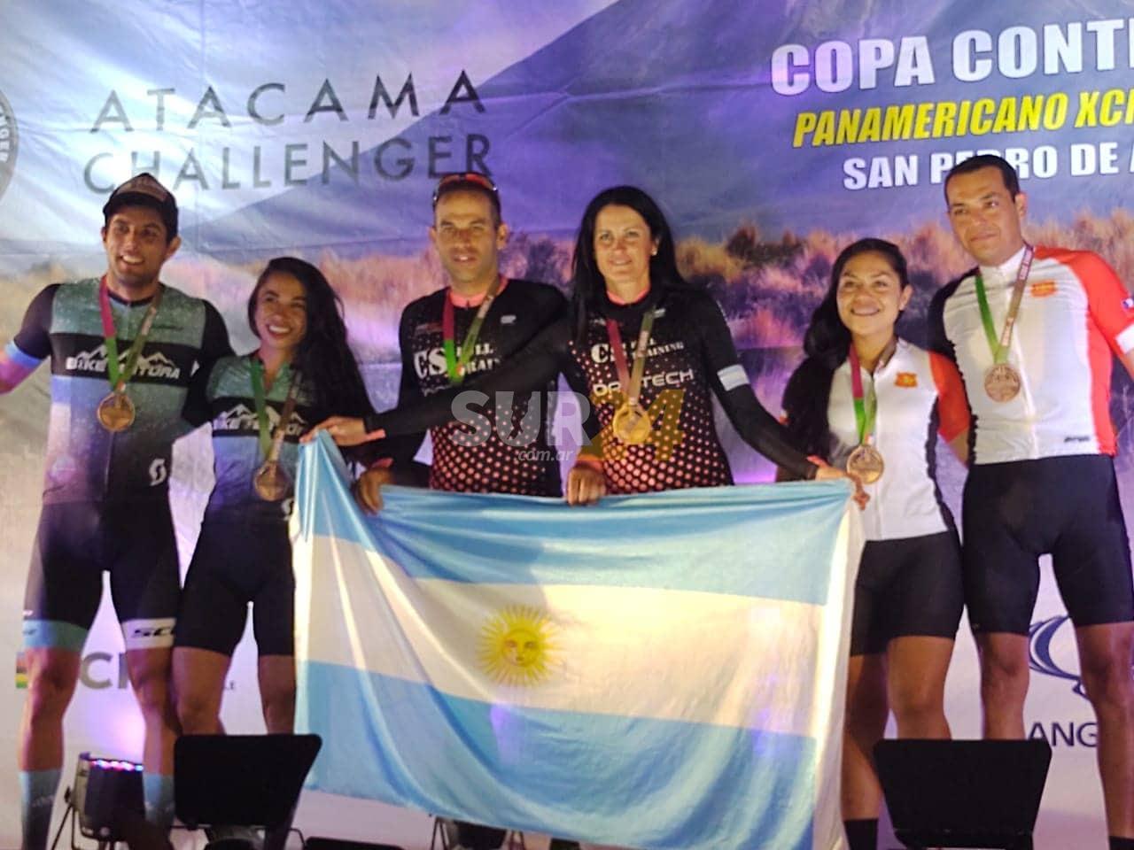 La venadense Corina Butti, junto a Sergio Ramos, ganaron el Panamericano XCM en Atacama