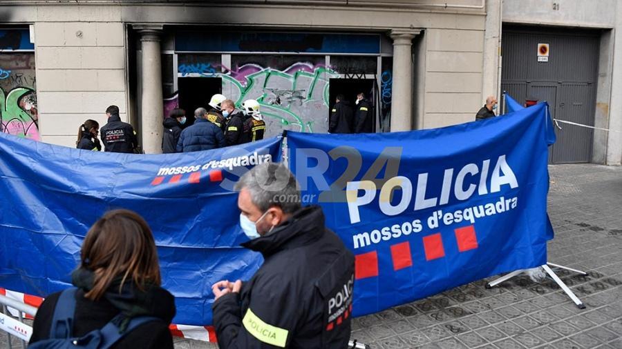 Dos niños y dos adultos fallecieron calcinados en Barcelona