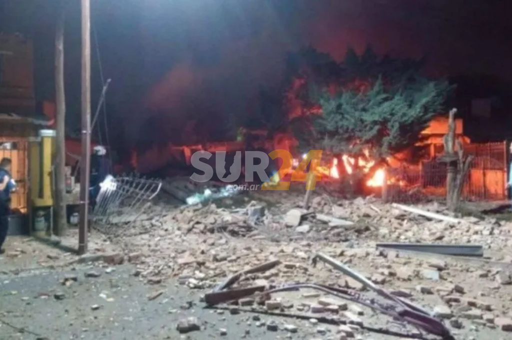 Una casa explotó y se derrumbó causando una muerte en Córdoba