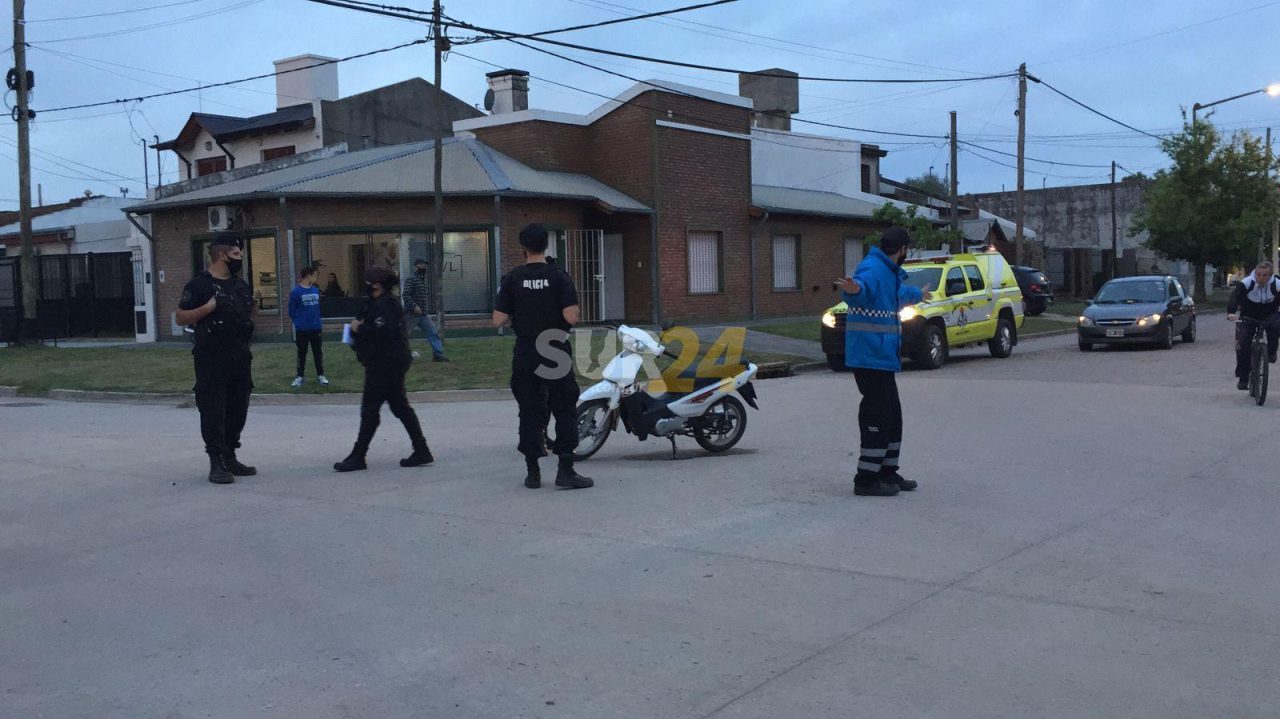 Venado Tuerto: una mujer hospitalizada tras accidente entre dos motos