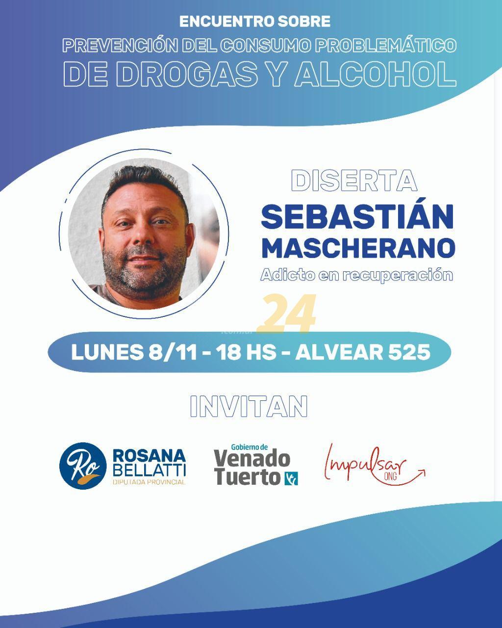 Prevención en adicciones: Sebastián Mascherano disertará en Venado Tuerto