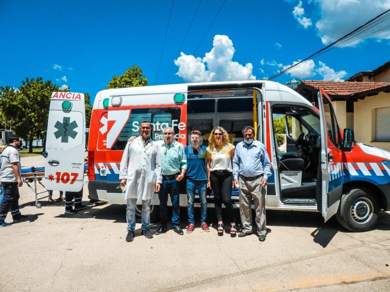 Teodelina recibió una ambulancia de alta complejidad apara el Samco local