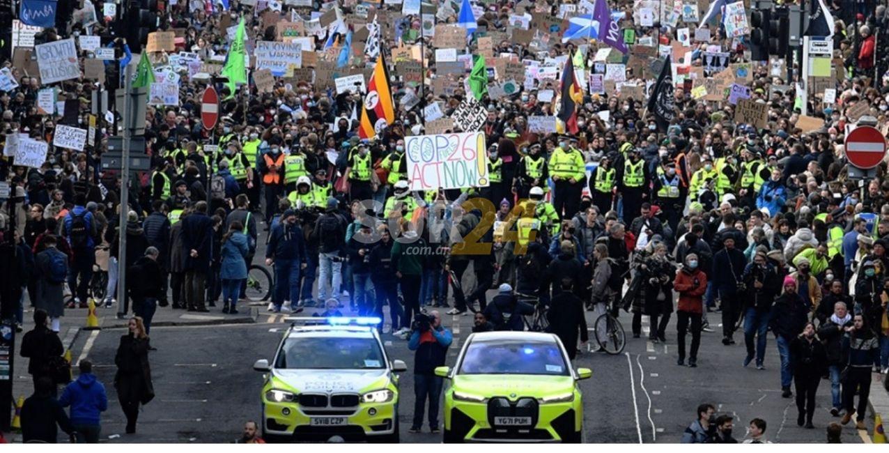 Protestas en Glasgow: denuncian que la cumbre climática es un “fracaso”