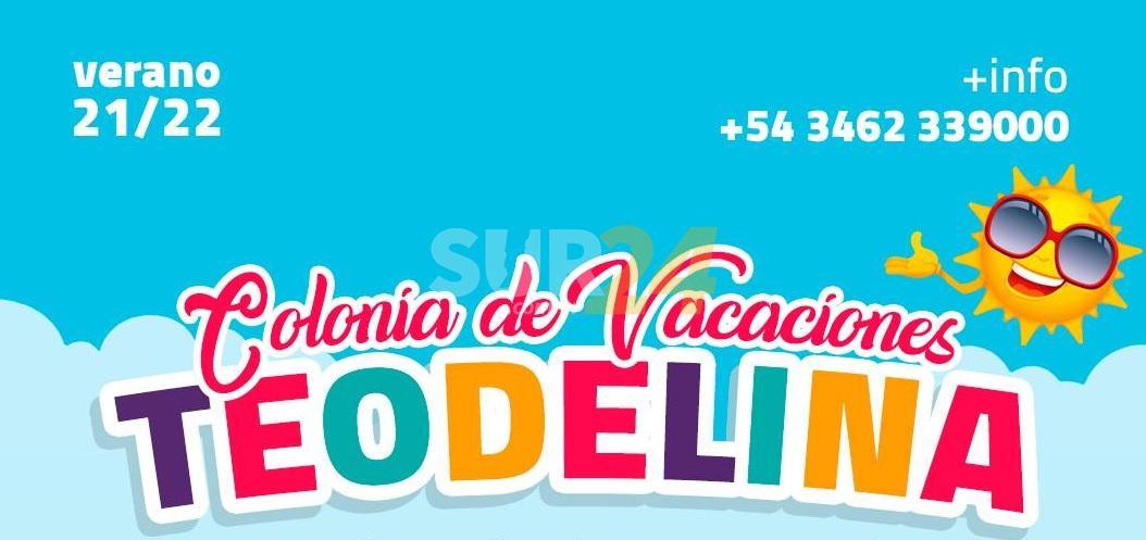 Teodelina: anuncian nueva temporada de la Colonia de Vacaciones