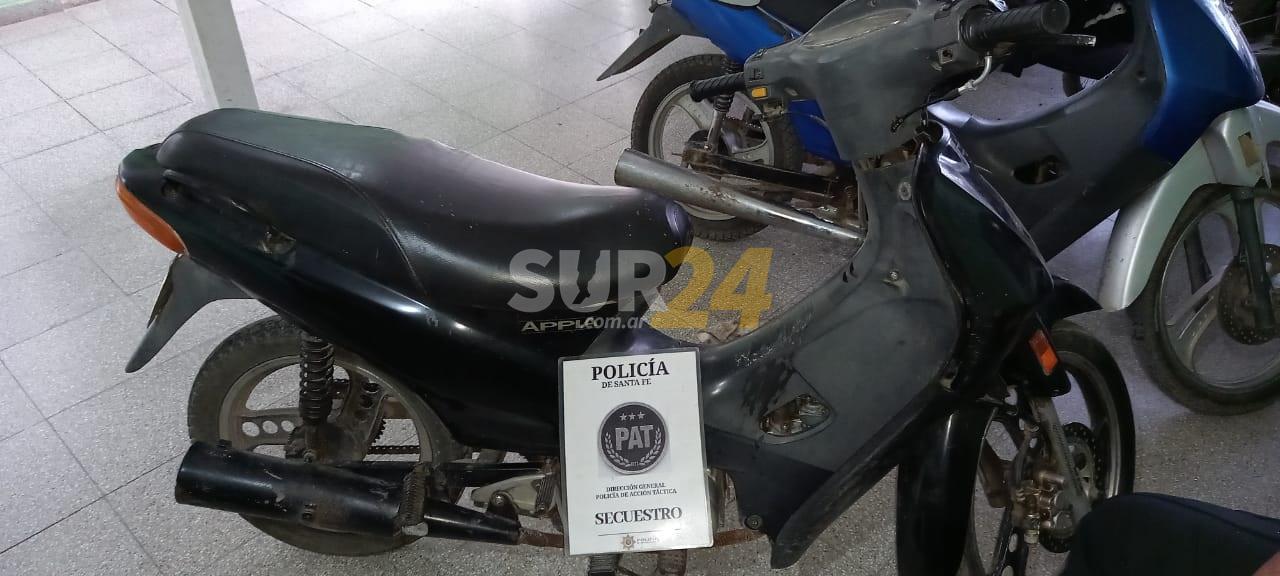 Venado Tuerto: la PAT aprehendió a tres jóvenes y secuestró dos motos