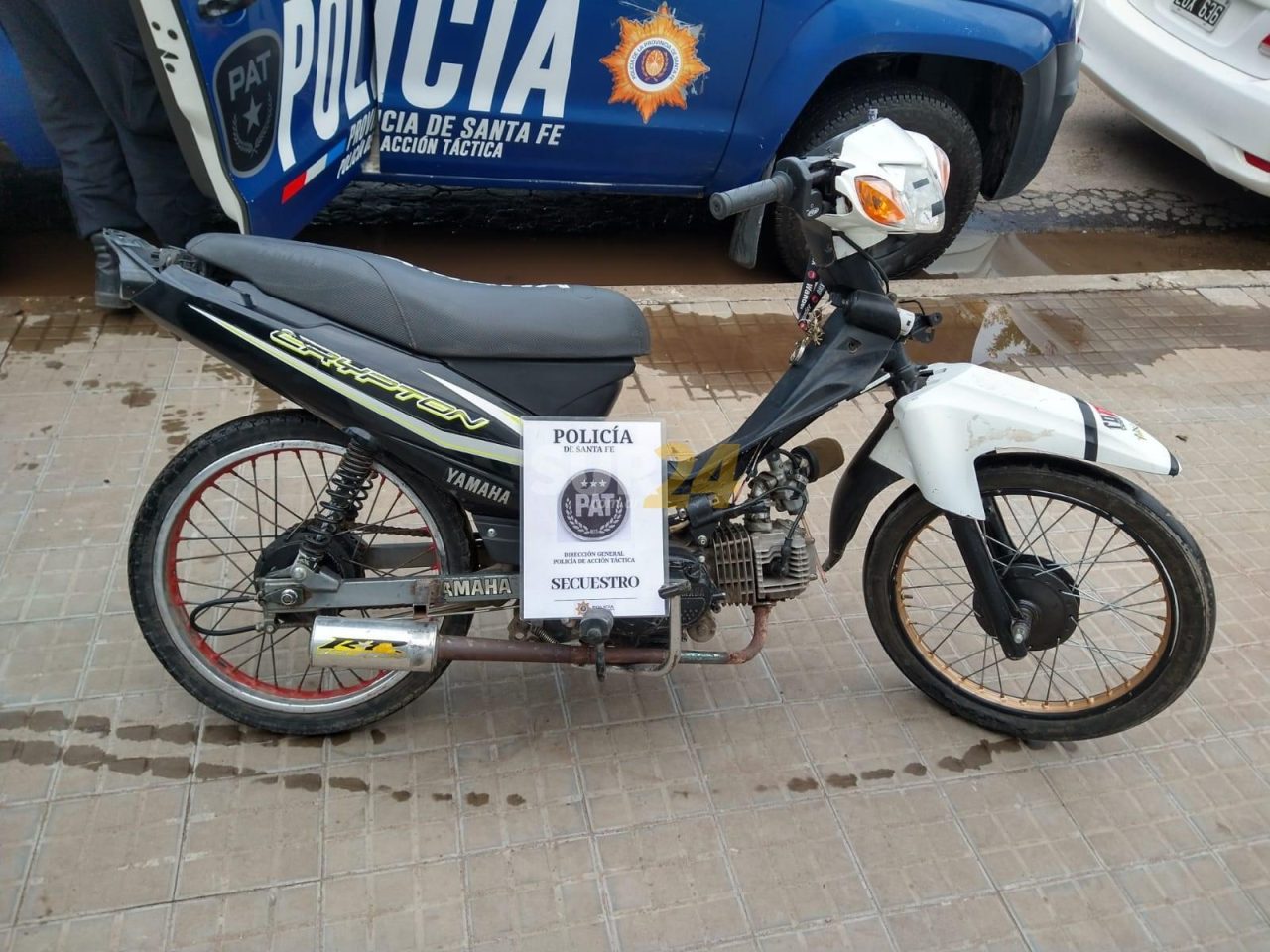 Recuperaron en Firmat una moto sustraída en Pueblo Muñoz