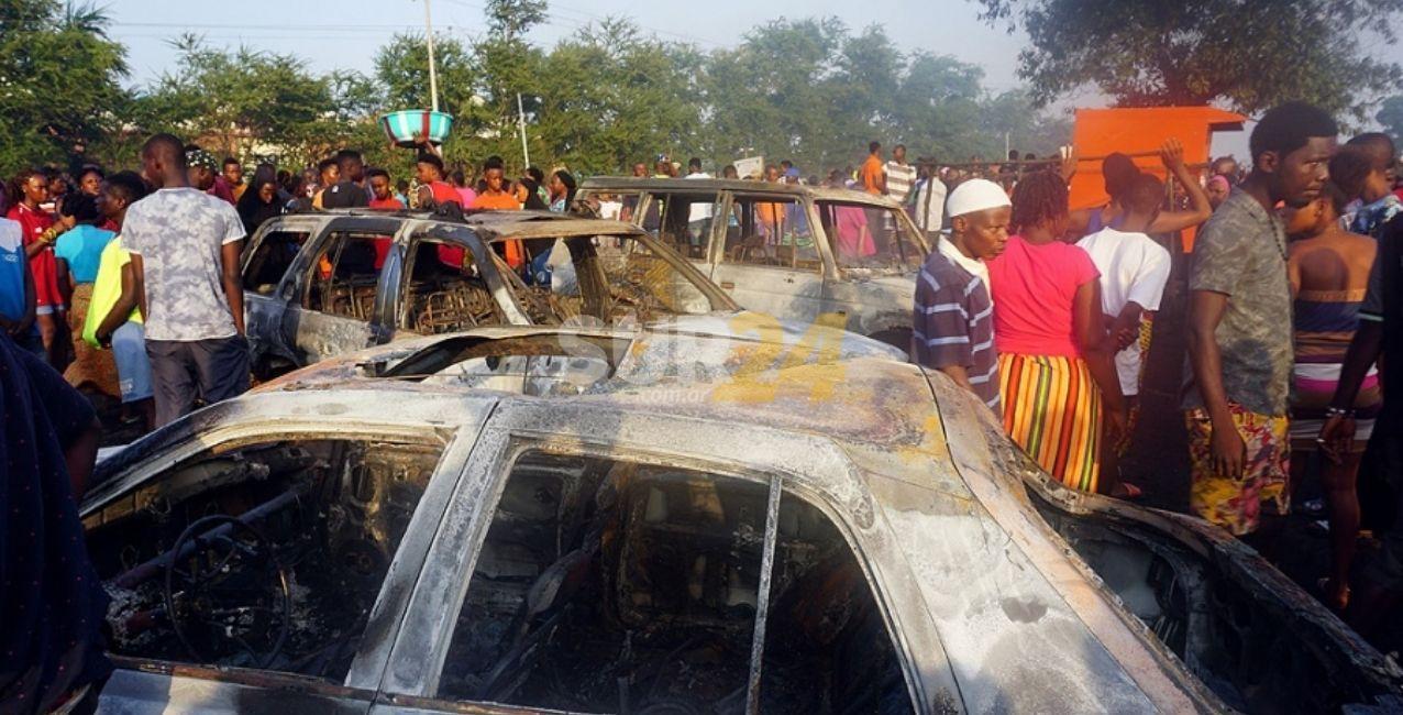 Explotó un camión con combustible en Sierra Leona: 92 muertos