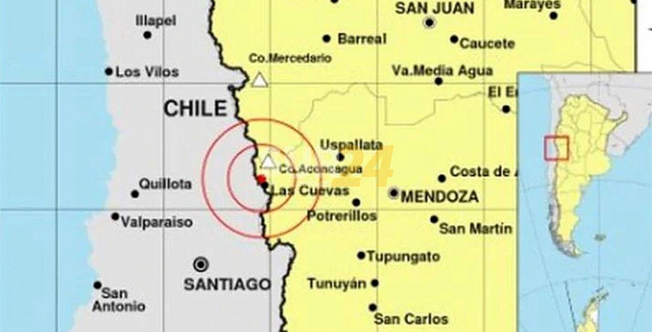 Un sismo de 5,8 sacudió la provincia de Mendoza