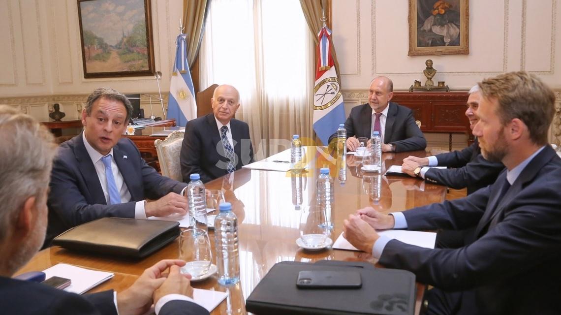 Perotti con el procurador general de la Nación: “Planteamos colaboración para fiscales actuales”