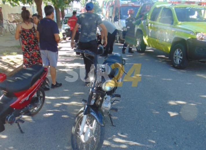 Venado Tuerto: menor lesionado al ser colisionado por una moto