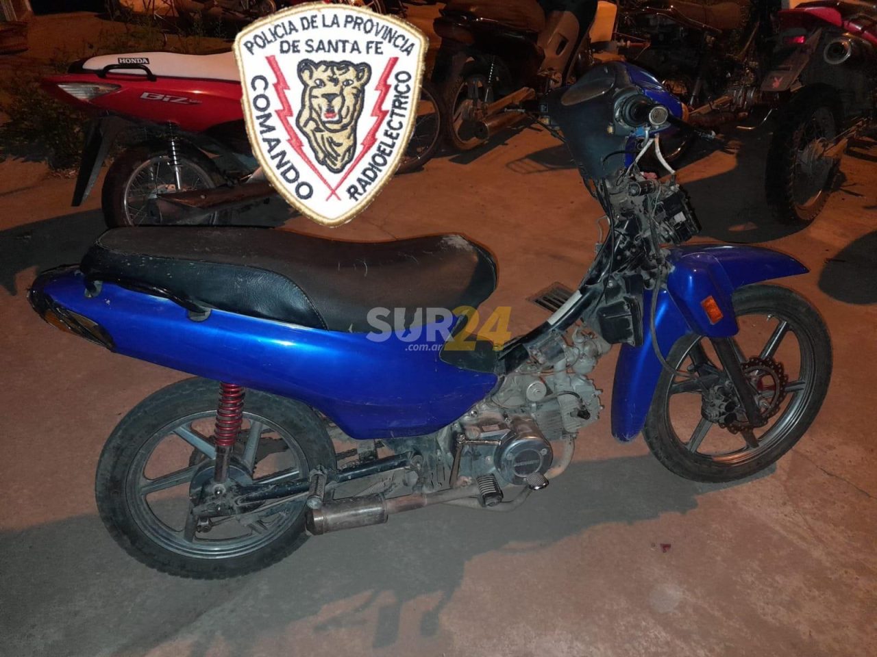 Dos menores detenidos en ruta 8 por circular en moto robada horas antes