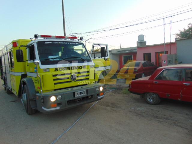 Venado Tuerto: accidente e incendio simultáneos exigió a los bomberos
