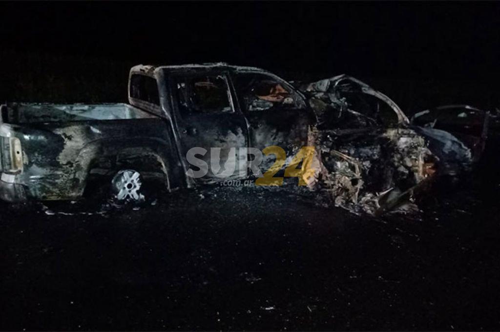 Córdoba: cinco muertos al chocar e incendiarse dos vehículos en la Ruta 35