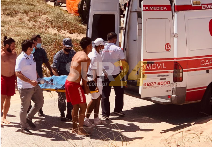 Punta del Este: seis argentinos casi mueren ahogados arrastrados por una marea