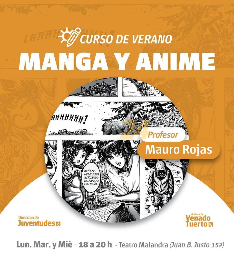 “Verano joven” ofrece un taller de manga y animé a cargo de Mauro Rojas