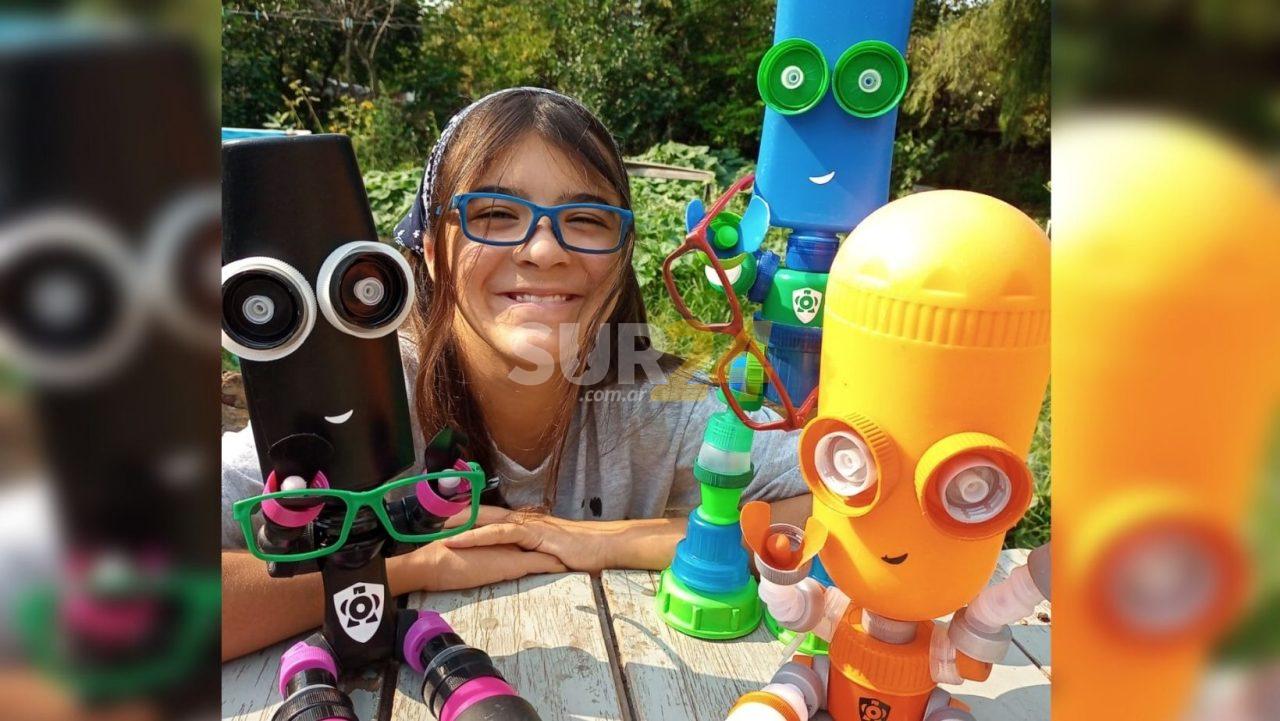 Carmen: reciclando tapitas y envases crearon juguetes y ahora anteojos para donar