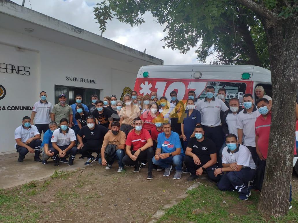 Técnicos del Sies 107 desarrollaron una jornada de capacitación en Villa Cañás 