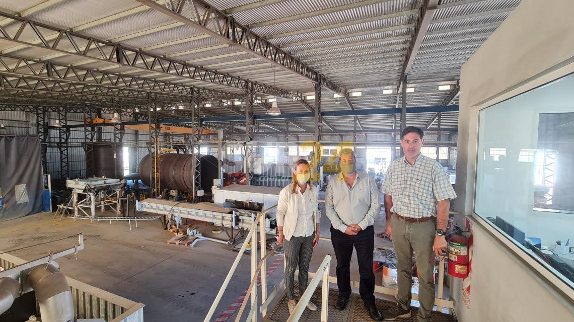 Funcionarios provinciales visitaron empresas en el Parque Industrial de Venado Tuerto