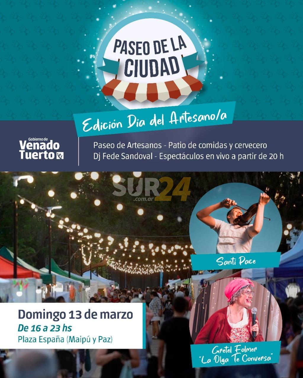 El Paseo de la Ciudad celebra el Día del Artesano en plaza España 