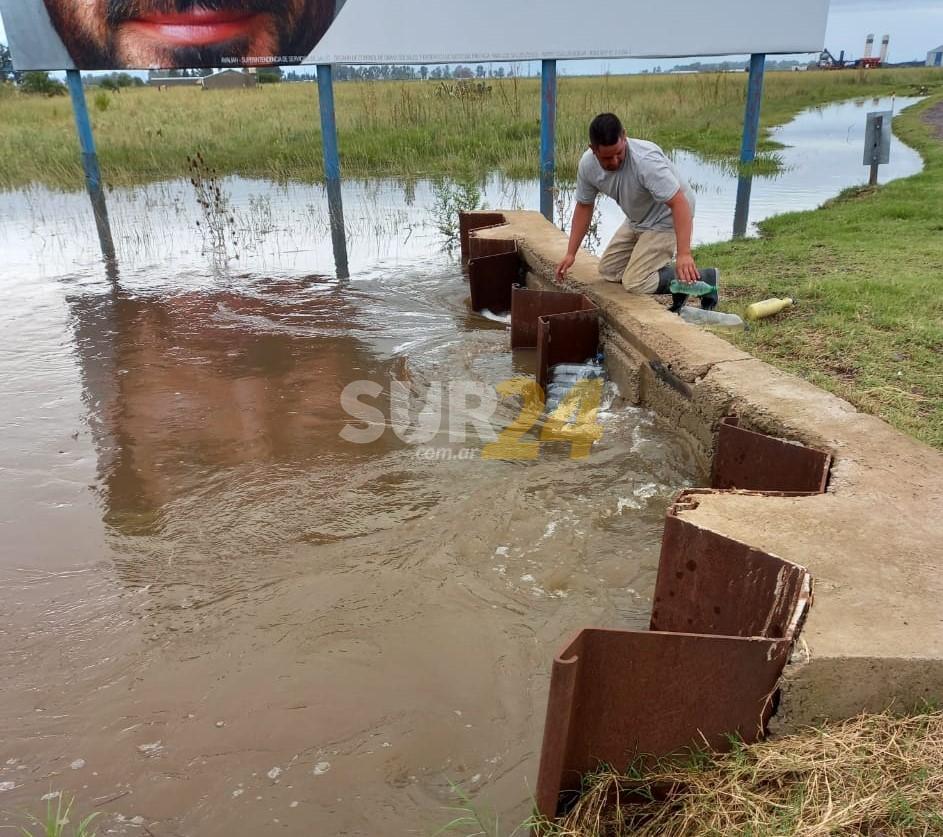 Rufino está al límite de sufrir una inundación